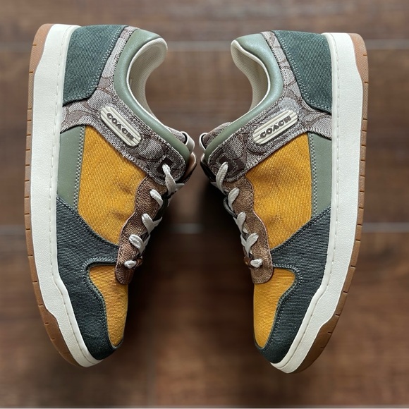 COACH C201 Mixed Signature 3 Sneakers• Size 10D • Men • This Color is Deadstock - Picture 2 of 16
